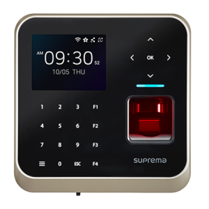 image of Suprema BioStation 2A biometric terminal with fingerprint recognition and sleek design