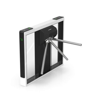 Quantum Tripod Turnstiles DS-Q50: A gate allowing one-person passage, ideal for one-way human traffic control.