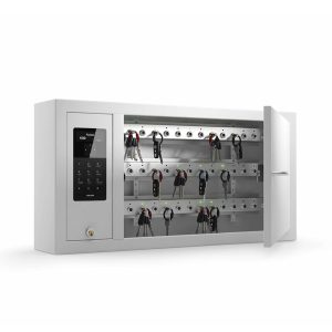 Creone 9400-SC electronic key cabinet with digital keypad and multiple labeled key slots for secure access control.