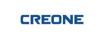 Creone logo in bold blue uppercase letters on a white background, representing key and locker management solutions.