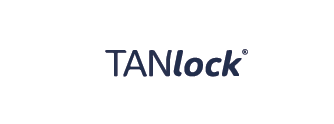 TANLock logo with bold lettering on a white background representing secure access control solutions.