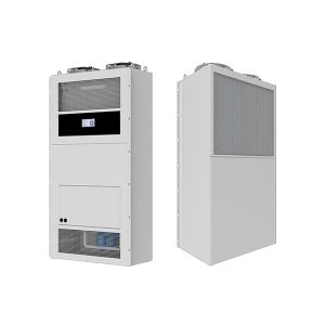 Wall Mount Package DX cooling unit with front display and dual fan top panel for precision climate control – ScreenCheck, UAE