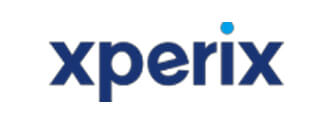 Xperix logo in bold navy blue text with a light blue dot, displayed on a white background.
