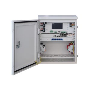 Outdoor smart surveillance box with solar power and hybrid PoE networking – ScreenCheck ME