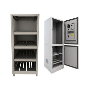 UPS and battery cabinet for backup power and secure equipment housing – ScreenCheck ME