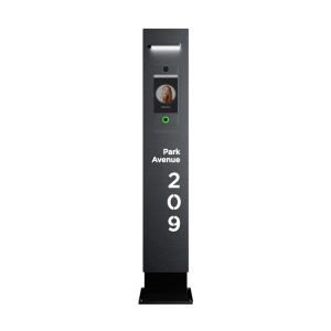 BAS-IP Obelisk Intercom Column with touchscreen and facial recognition for secure visitor access UAE
