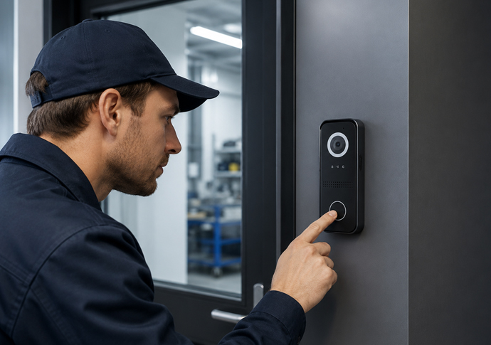 Audio intercoms in UAE for visitor communication and secure door access