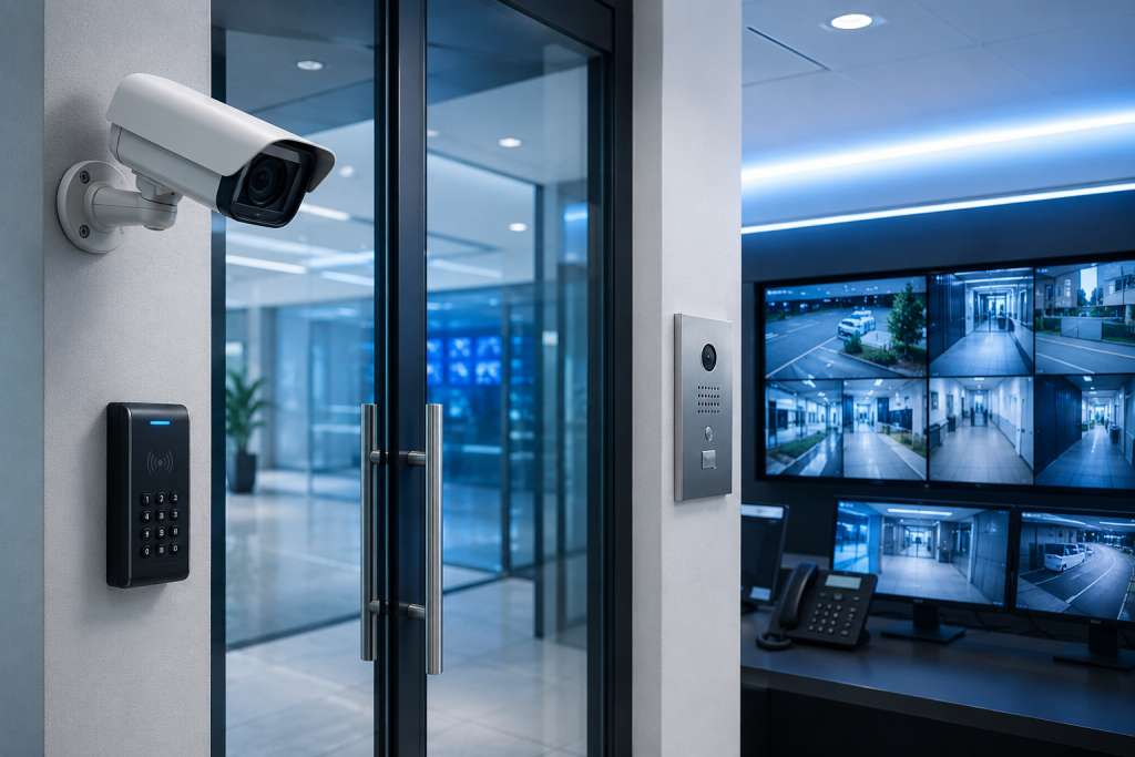 Integrated CCTV, access control and intercom security systems in Dubai and the UAE