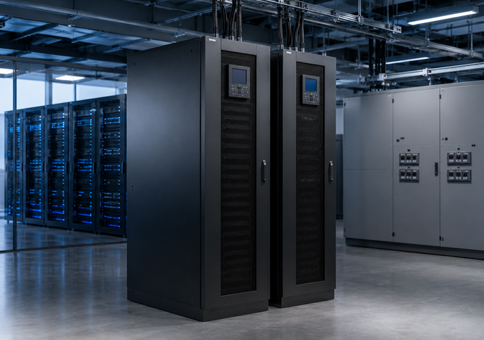 Three-phase tower UPS in UAE for data centres and critical power continuity